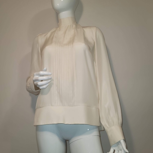 Frame NeckTie Silk Blouse BUNDLE&SAVE! - Picture 2 of 5